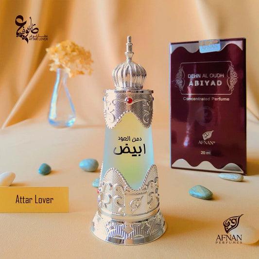 Afnan Dhen Al Oud Abiyad Concentrated Perfume Oil Attar 20m